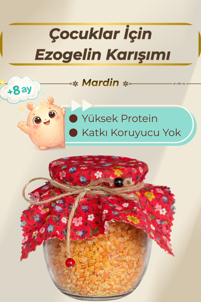 meka yöresel Mardin Ezogelin Çorbası Karışımı ◆ Çocuklar İçin +8 Ay Uygun ◆ Y...