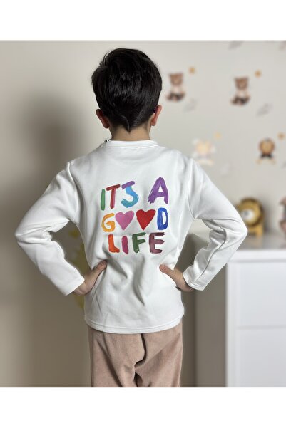 mirkidsclub تي شيرت بأكمام طويلة من قماش الإنترلوك للجنسين