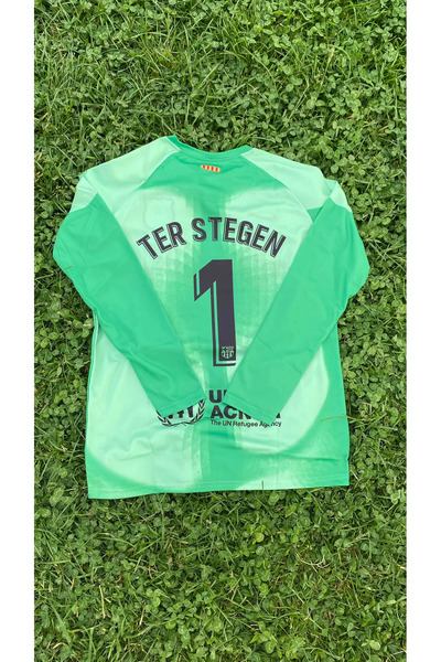 Alaturka Mix Ter Stegen Barcelona Kaleci Futbol Forması Nefes Alabilen Polyes...