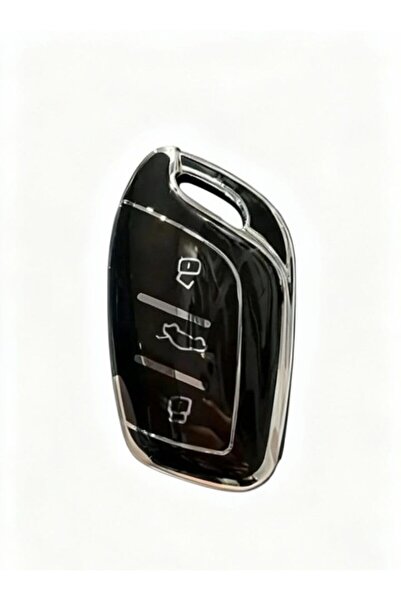 AutoHan Keys Mg Hs Zs Mg5 Key Case Black Silver Nano