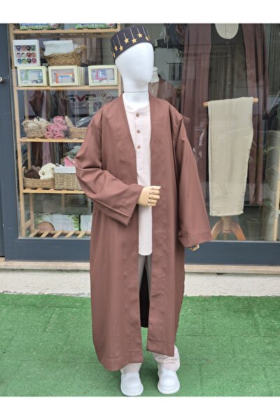 Nurul kisve Erkek Çocuk Cübbe Medine İpeği Namaz Elbisesi