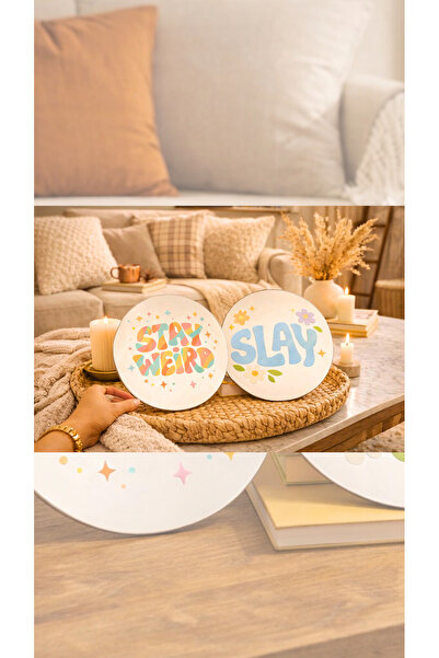 ornesoconcept Pozitif Mesajlı Dekoratif Ayna | Estetik Masa Üstü Ayna | Oda &...