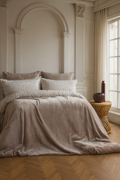 BED LİNE Smoothıe Nevresim Takımı Çift Kişilik Leo