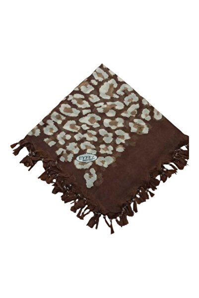 Eyfel Eşarp Disassembly Beaded Cheesecloth Writing