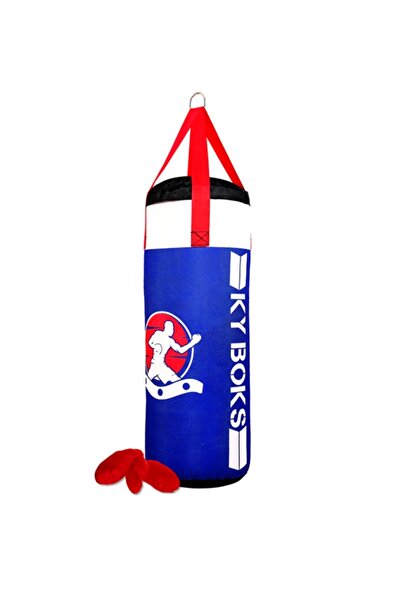 hn sport 6-12 Yaş Çocuk Boks Torbası ve Boks Eldiveni Boks Seti 60X20