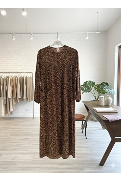 fariza tekstil Straight Robe Viscose Hijab Dress