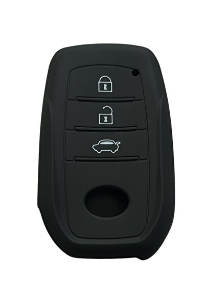 AutoHan Keys غطاء مفتاح سيليكون لسيارات تويوتا سي-إتش آر وكورولا وراف4