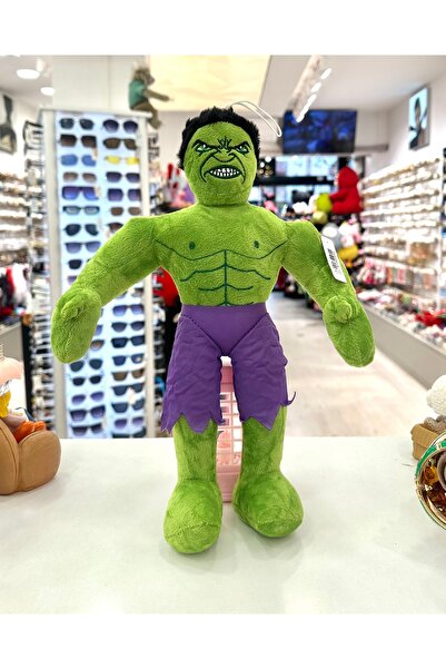 GLOW ACCESSORIES BAE Yeşil Dev Adam Hulk Peluş Oyuncak 35 cm