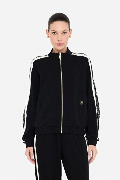 liu.jo Liu Jo Dantel Detaylı Fermuarlı Sweatshirt