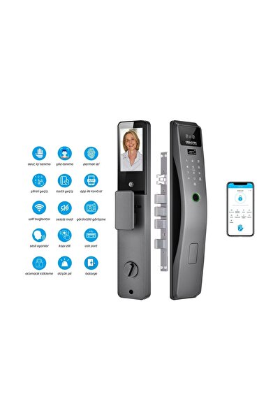 PERKOTEK VL-25 Avuç İçi Damar, Yüz ve Parmak İzli Kapı Açma Kilidi