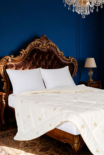 VAROL لحاف صوف فردي من الصوف الخالص (155×215 سم) - غطاء 100% قطن |   مع حقيبة...