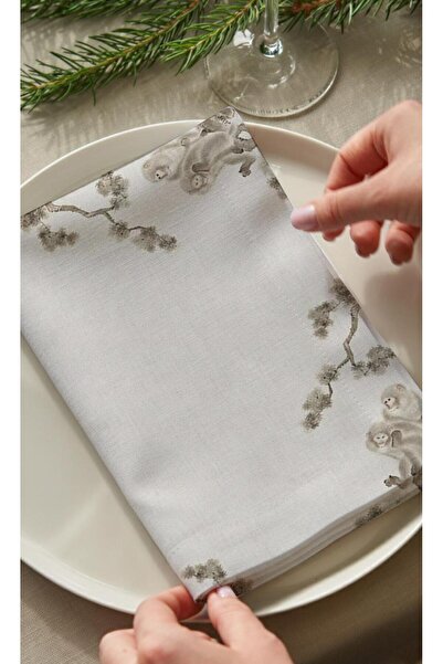 Markaev طقم مناديل قطنية مكون من 6 قطع من الشرق البعيد