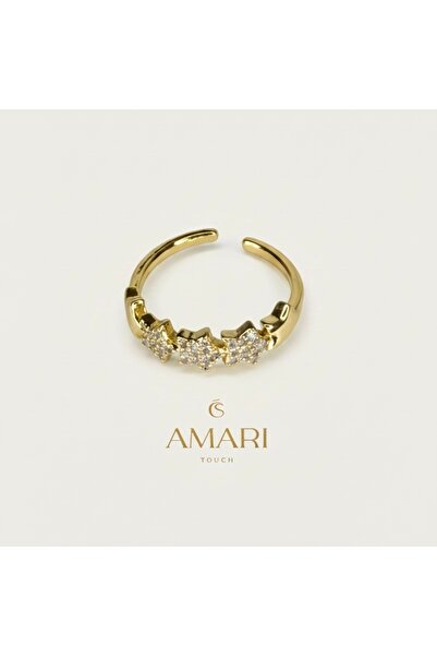 Amari Gold Taşlı Yıldız Yüzük