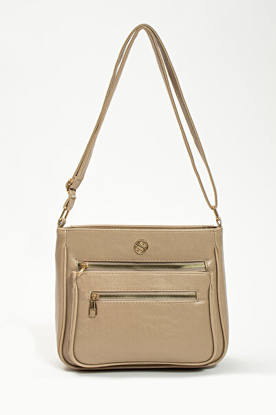 Sanmorris Women's Adjustable Crossbody Bag with Four Pockets and Sand Shoulde...