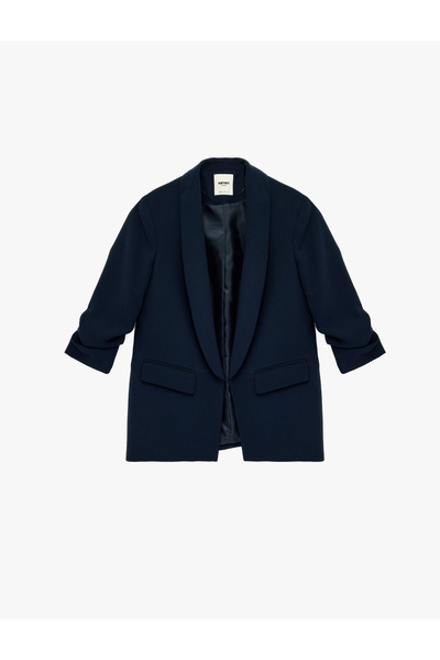 Koton Jachetă lungă cu mâneci 3/4 cu guler șal