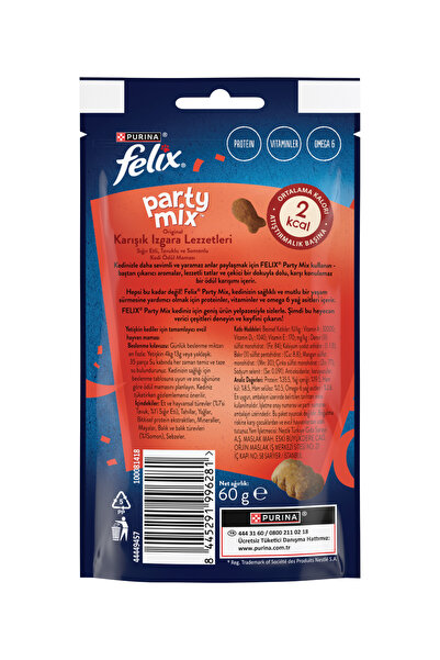 FELIX Party Mix Karışık Izgara Lezzetleri Kedi Ödül Maması