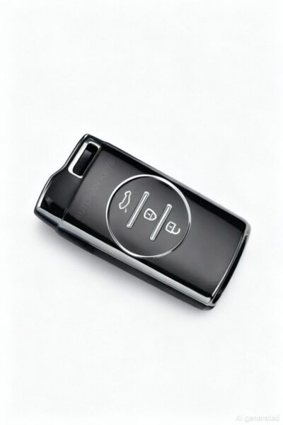 AutoHan Keys Chery Tiggo 7 Pro Key Case Black Silver Nano