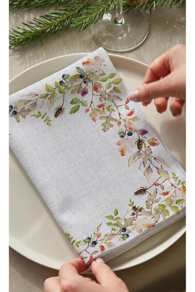 Markaev Wild Seeds Cotton 4-Piece Napkin Set