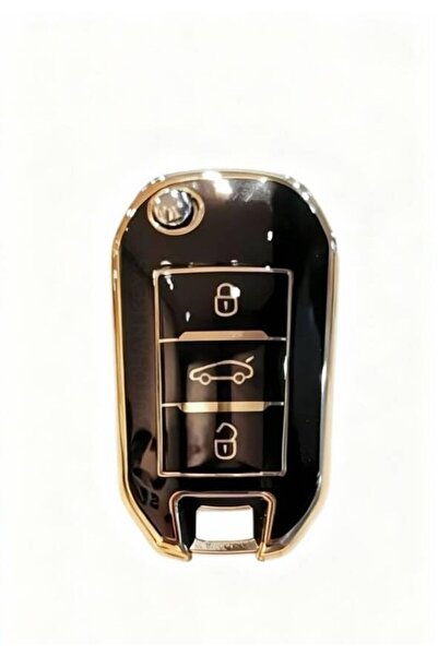AutoHan Keys Peugeot 301 308 Key Case Cover Black 3 Buttons
