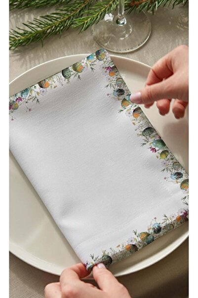 Markaev Великденски комплект от 6 салфетки от памук