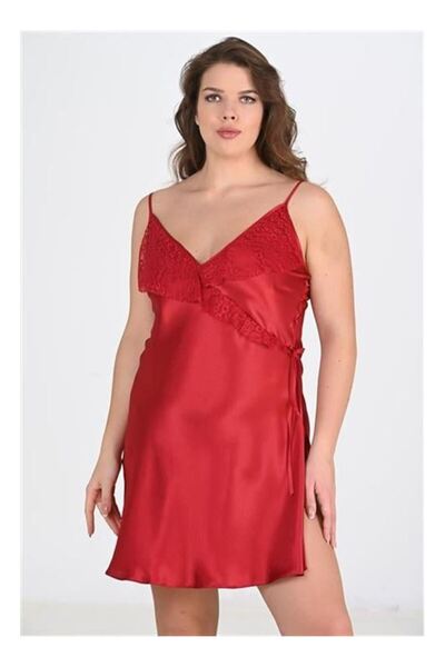 byasafkids Large Size Claret Red Nightgown 2107