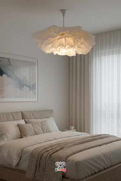 KidHug Kırık Beyaz Sarkıt Krapon Avize Bohem Tarzında – Salon, Yatak Odası ve...