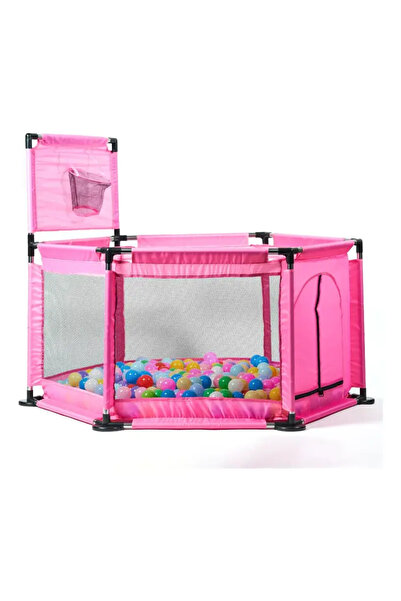 OEM Tarc Roz pentru Bebelusi cu Cos de Baschet si Bile Colorate