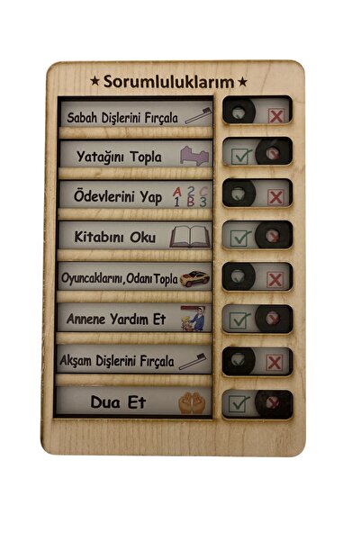 ahber Spring Star 10Pcs Children's Organizer Children's Responsibility Childr...