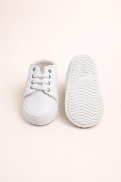 Numix Baby Kids Baby Booties - First Step, Non-Slip Sole - Lace-Up, Lightweight Stylish Design, Genuine Leather