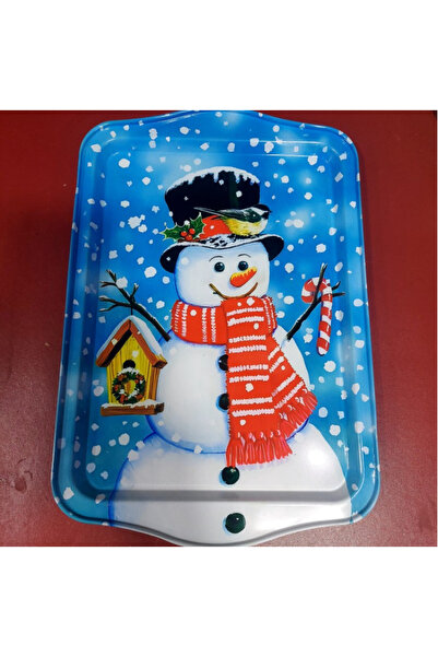 esdekor Large Metal Tray 33X22Cm 1 Piece