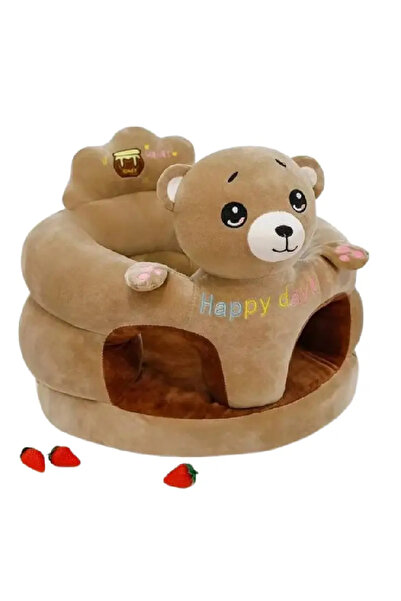 OEM Plush Armchair with Teddy Bear Backrest for Babies