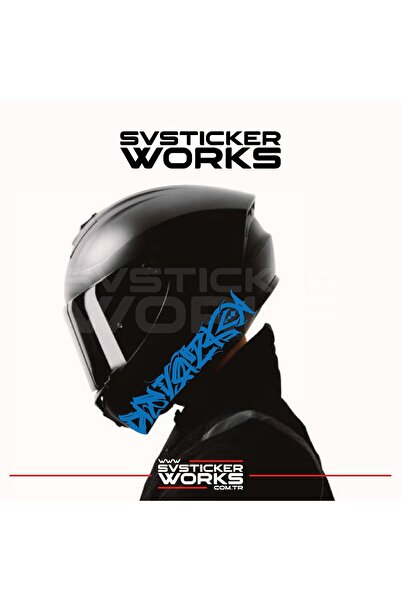 ARONA Tribal Desen Dekor Kask Sticker Tüm Kasklar Uyumlu Tek Yön 1 Adet