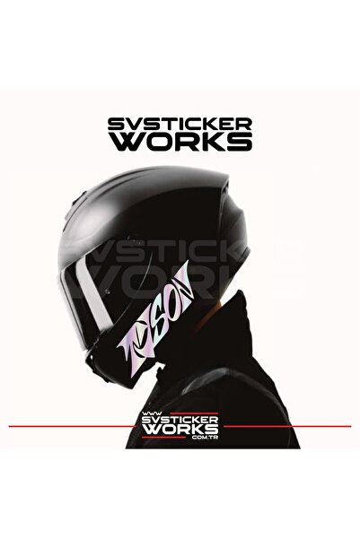 ARONA Tyson helmet decal - universal fit, single-sided, 1 piece