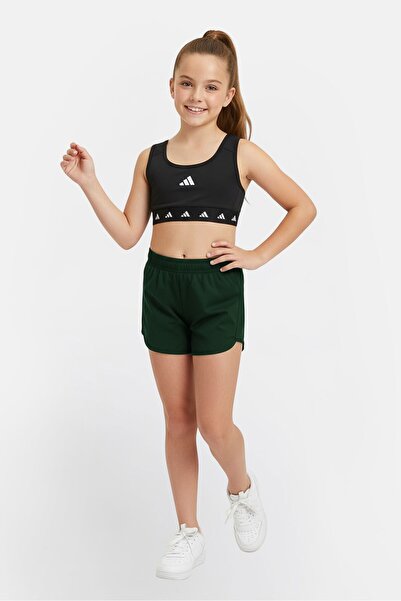 adidas Kids Girl Sportswear Fit Training Non Padded Sports Bra, Black
