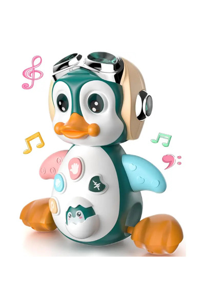 OEM Jucarie Educativa Pinguin Muzical Interactiv cu Lumina si Sunete