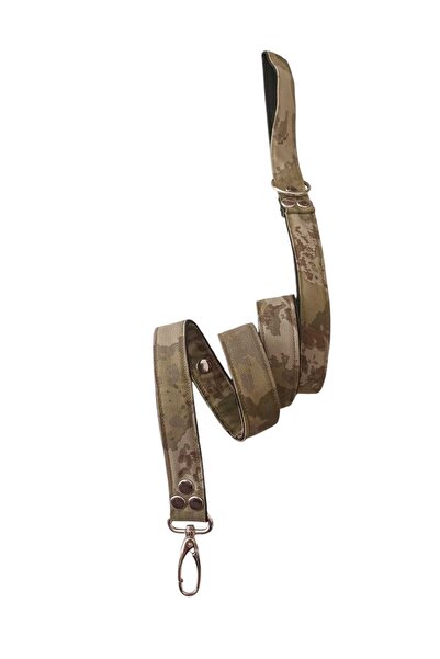 balkonda Dog Walking Leash Collar 2.5 cm Width Patterned Column Cord Camouflage