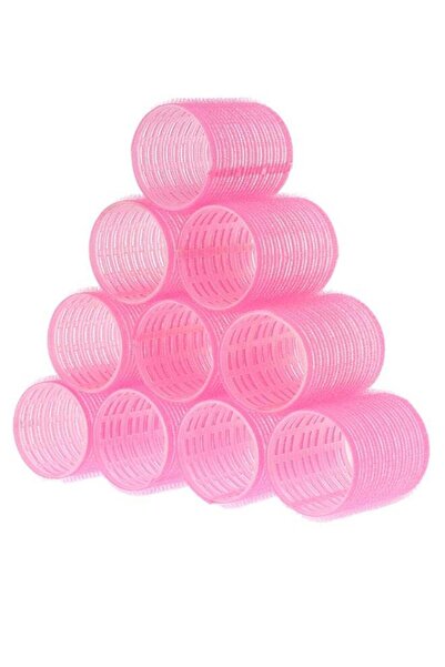 BLOOMING TIME 10-Piece Hair Roller Self Grip Set Pink