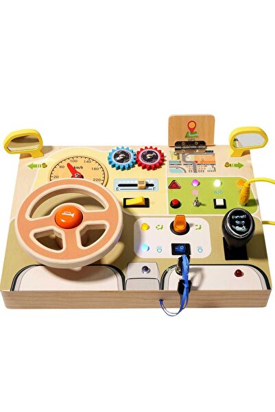 OEM Jucarie din Lemn Montessori Busy Board Sofer