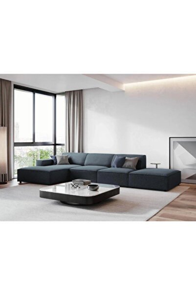 homejoyz | Luxe Fusion L-Shape Sofa – Velvet – 360×160×85 cm