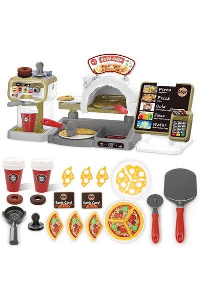 OEM Set de Joaca Pizza Shop Cuptor de Pizza Espressor si Accesorii