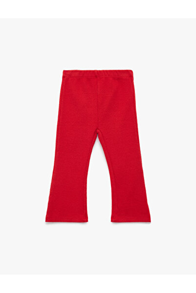 Koton Colanți din bumbac material reiat cu talie elastică