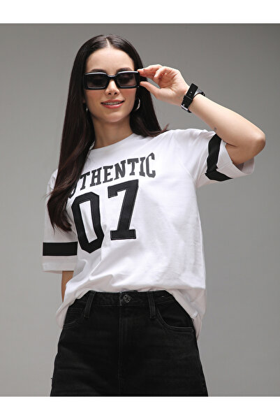 Dillinger By Styli تيشيرت نسائي مطبوع قصة فضفاضة