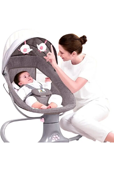 OEM Leagan Electric pentru Bebelusi cu Jucarii Suspendate si Copertina