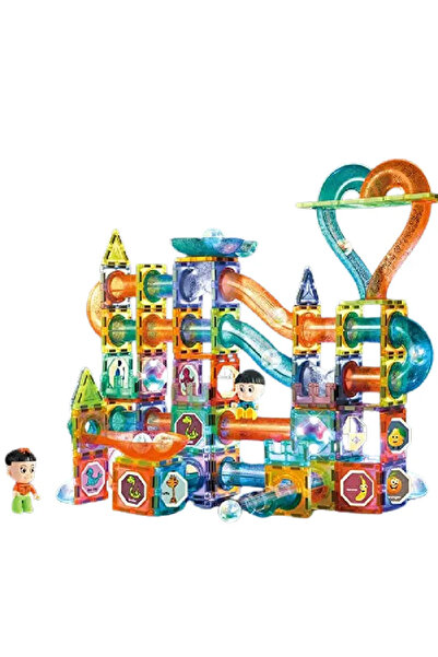 OEM Joc Constructii Magnetice cu Circuit 252 Bile STEM