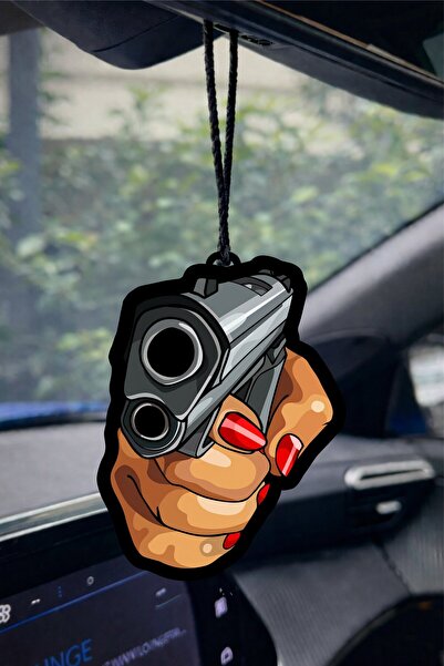 PROMOSYONİK Girls Gun Tasarımlı Dekoratif Araba Oto Kokusu Ve Aksesuarı