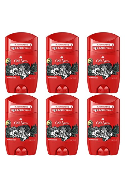 Old Spice Wolfthorn Deodorant Stick 50ml 6-Pack Bundle