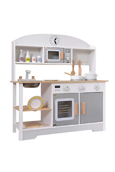 OEM Bucatarie din Lemn pentru Copii Set Complet cu Accesorii