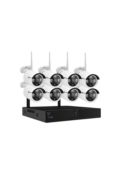 Taggo TAGGO Surveillance System, with 8 CCTV Cameras 1080P 3MP/6MP Wireless N...