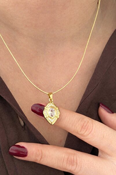8atelier Steel Vintage Look Gold Necklace