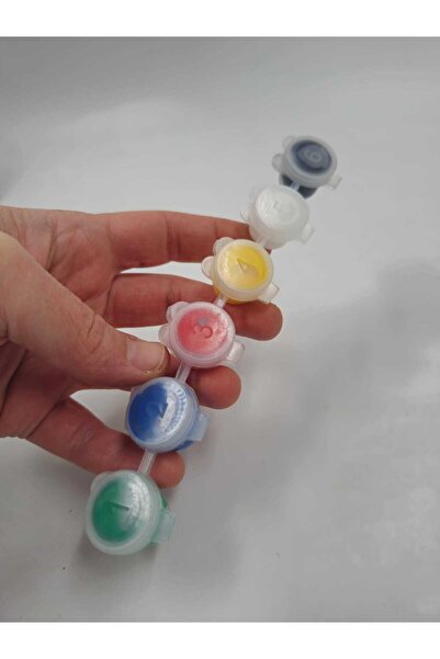 NETWORK ART Akrilik Boya 6 Farklı Ana Renk (3'er ml Haznede)